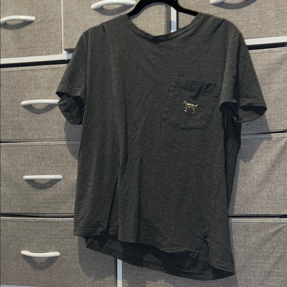 Victoria's Secret Gray Short Sleeve Tee
